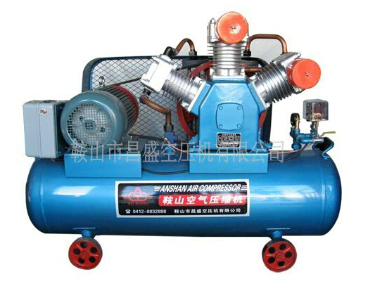 無油潤滑空壓機的工作原理。
